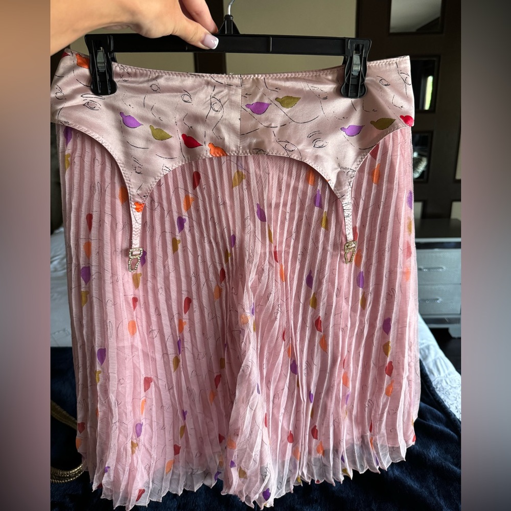 Pink skirt